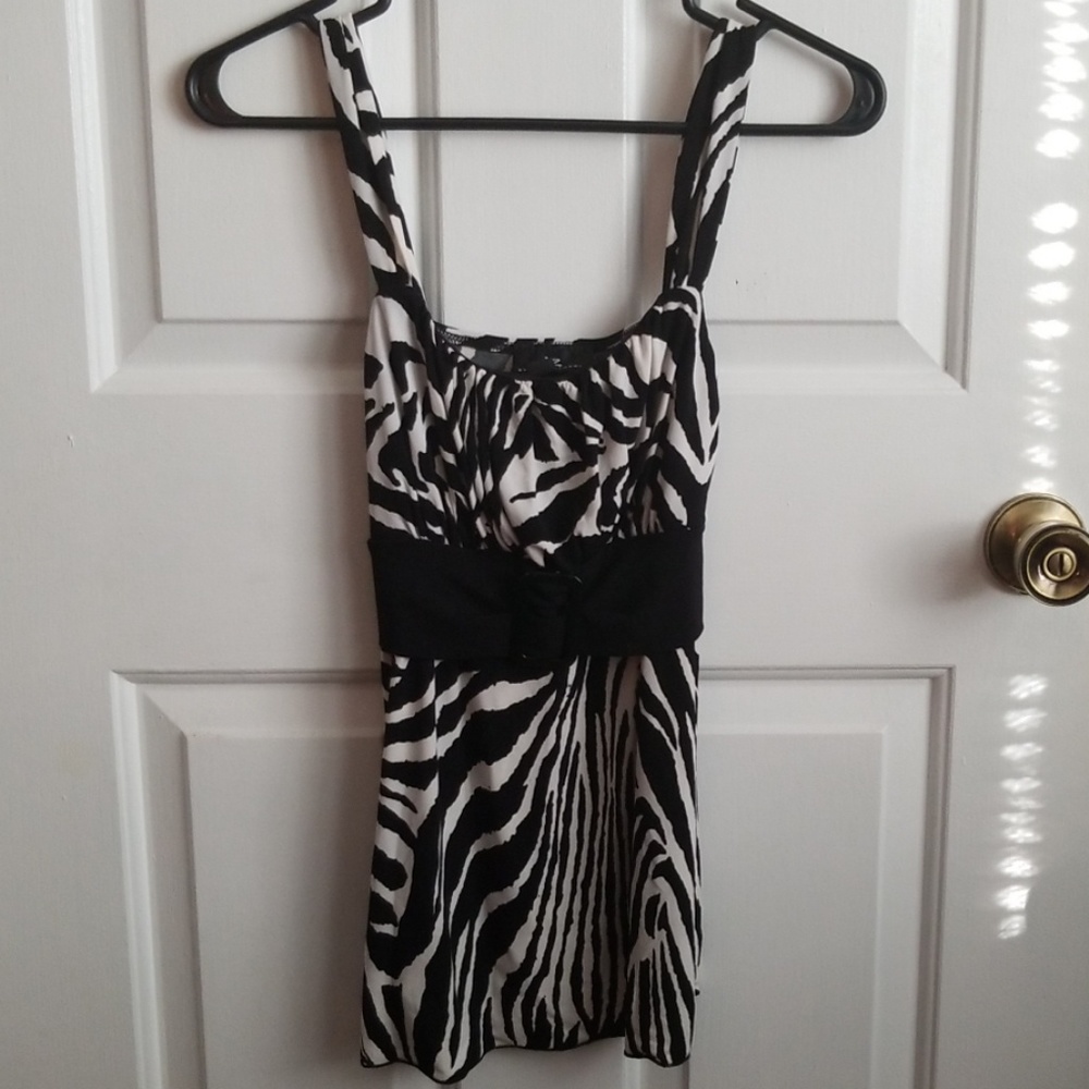 Zebra Dressy Tank